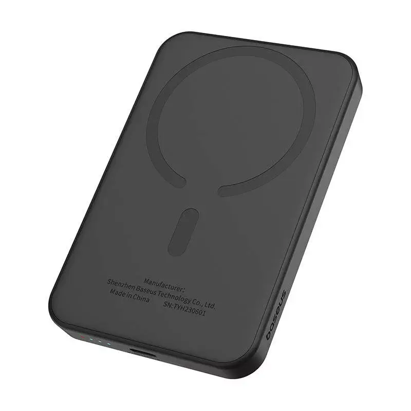 Magneettinen mini-varavirtalähde Baseus 5000mAh 20W (musta)