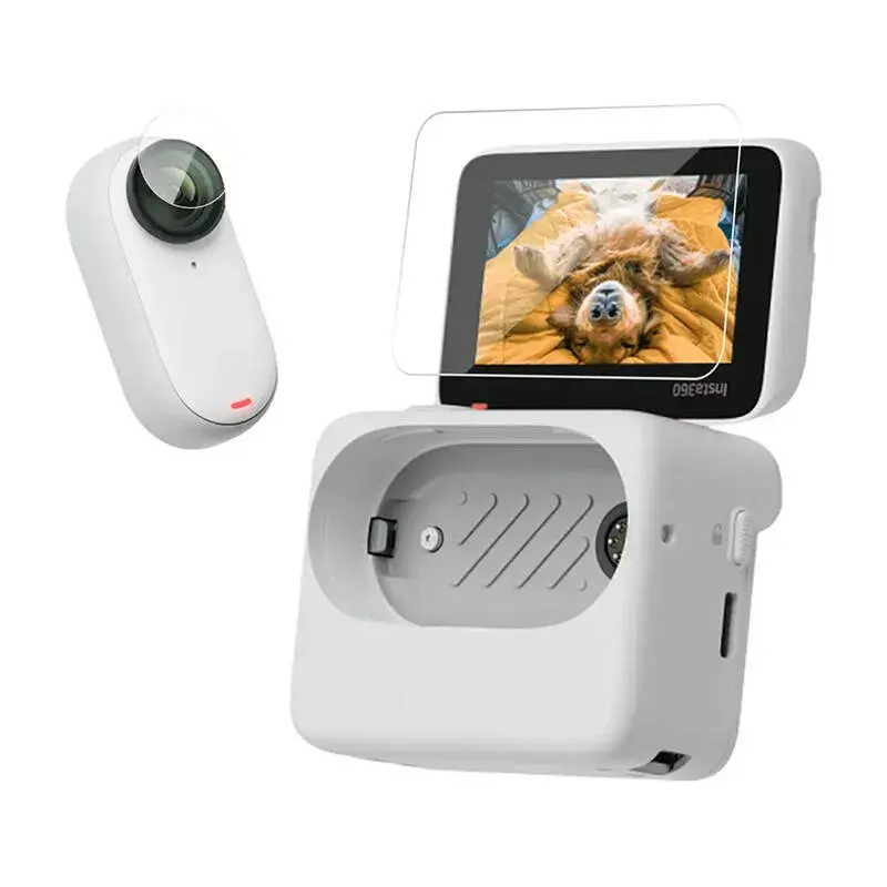 Näytönsuojakalvo Telesin karkaistu lasi Insta360 GO 3:lle, malli IS-FLM-001