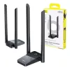 WLAN-sovitin Baseus FastJoy 1800 Mbit/s musta – dualband-USB-verkkosovitin