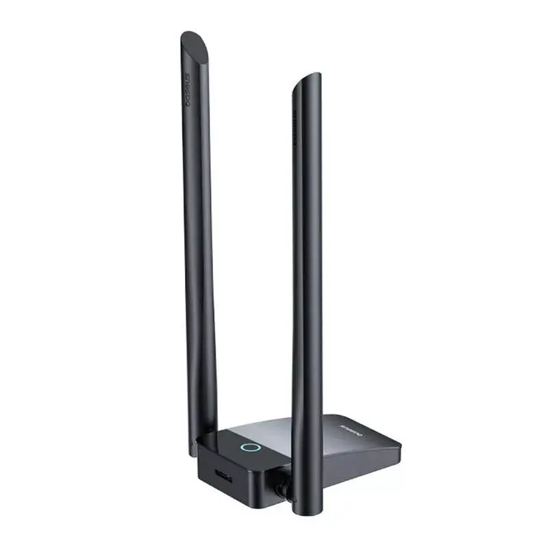 WLAN-sovitin Baseus FastJoy 1800 Mbit/s musta – dualband-USB-verkkosovitin