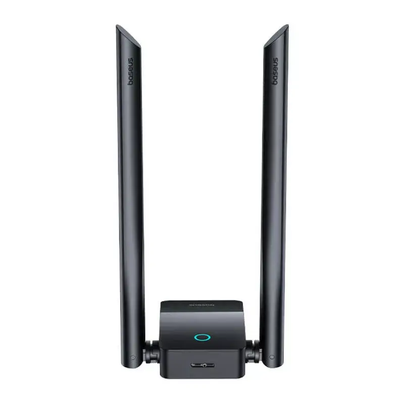 WLAN-sovitin Baseus FastJoy 1800 Mbit/s musta – dualband-USB-verkkosovitin