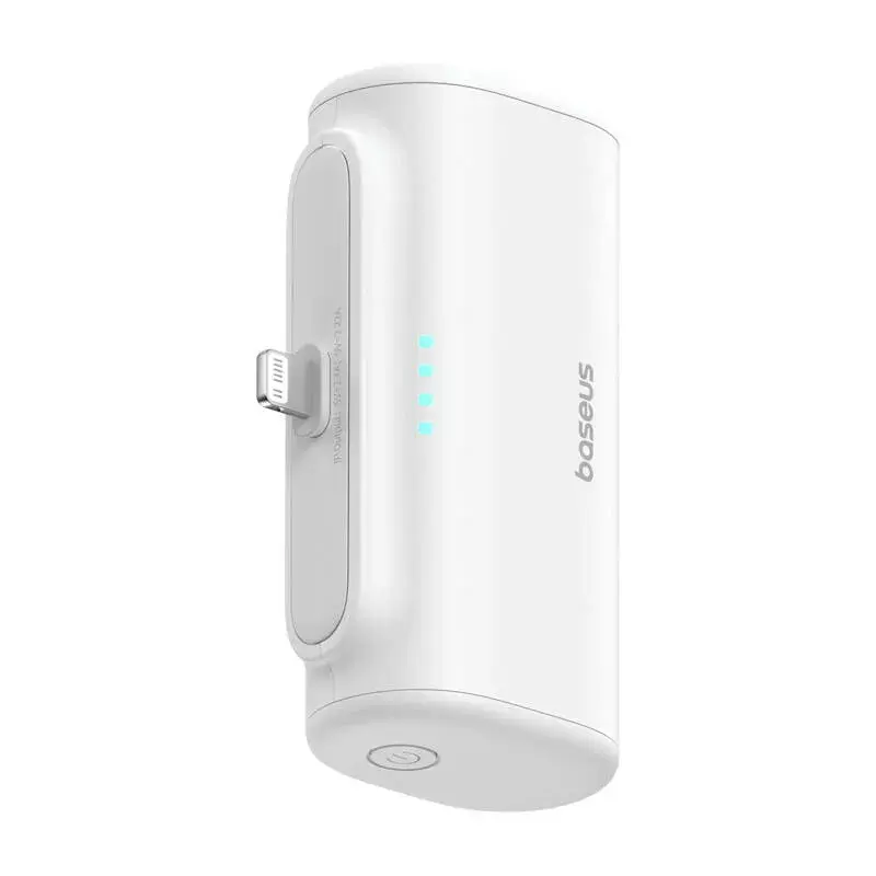 Varavirtalähde OS-Baseus Compact IP 5000mAh 20W (valkoinen)
