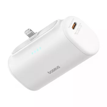 Varavirtalähde OS-Baseus Compact IP 5000mAh 20W (valkoinen)