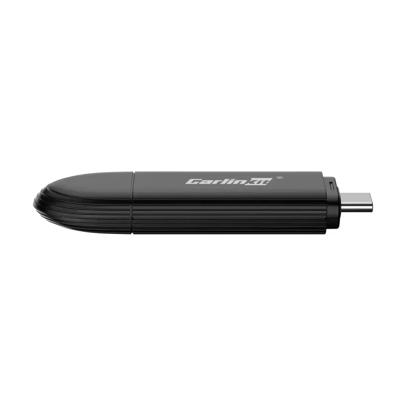 Carlinkit-automedialähetin MINI PRO – musta, 81,3×21×10,5 mm