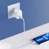 CHOETECH PD8007 GaN USB-C-laturi 45 W, PD3.0, QC3.0, PPS, EU, valkoinen