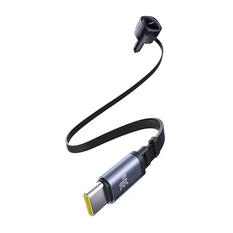Autolaturi Baseus Enjoyment Max 90W USB-C- ja USB-A-liitännöillä