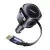 Autolaturi Baseus Enjoyment Max 90W USB-C- ja USB-A-liitännöillä