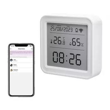 Lämpötila- ja kosteusanturi Gosund ST17 Zigbee LCD-näytöllä