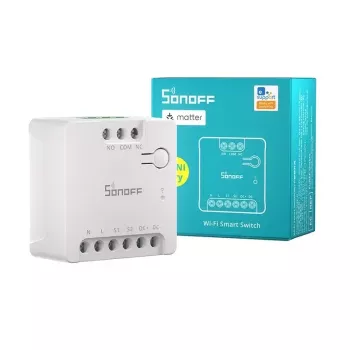 Älykäs WLAN-kytkin Sonoff MINI-D AC/DC 12–48V jännitteetön kosketin