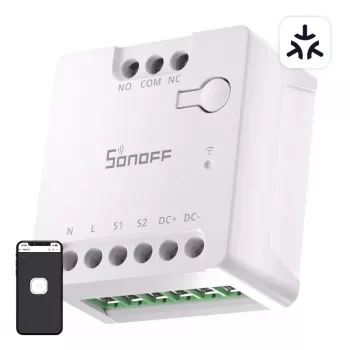 Älykäs WLAN-kytkin Sonoff MINI-D AC/DC 12–48V jännitteetön kosketin