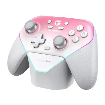 Langaton ohjain GameSir SuperNova T4n Pro pinkki — Bluetooth, ergonominen käsiohjainmuotoilu