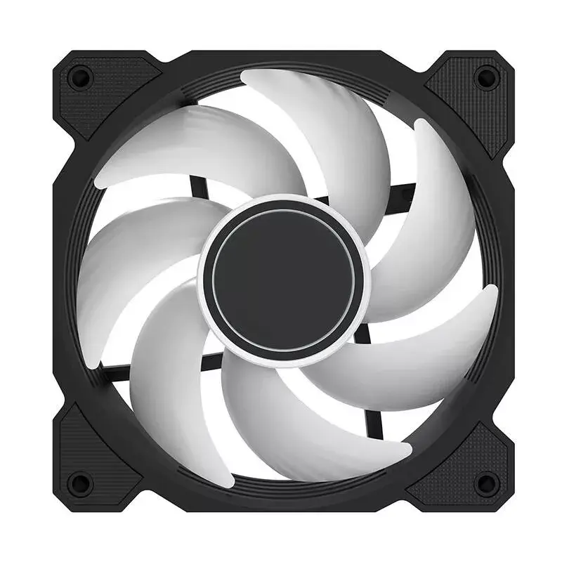 Jäähdytystuuletin Darkflash DR08 (musta) — kotelo-/CPU-tuuletin, malli DR08 musta