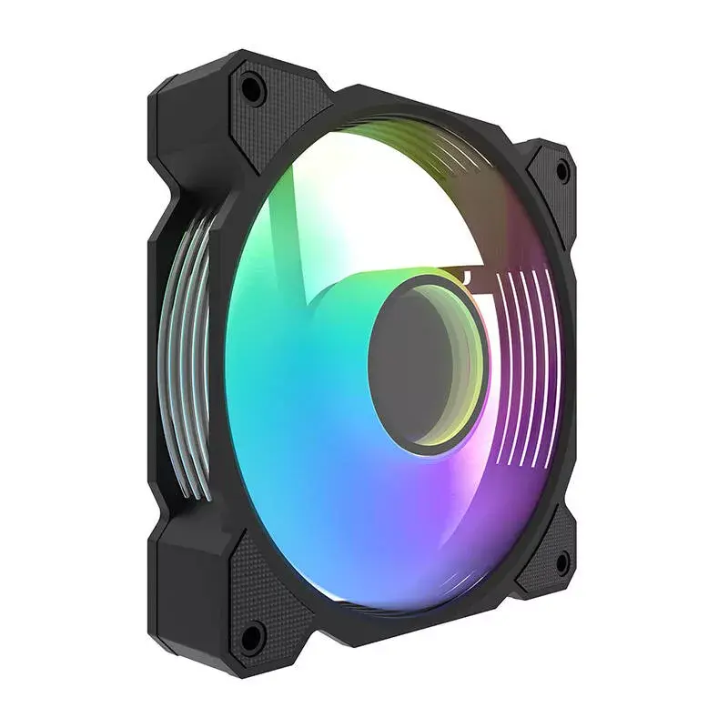 Jäähdytystuuletin Darkflash DR08 (musta) — kotelo-/CPU-tuuletin, malli DR08 musta