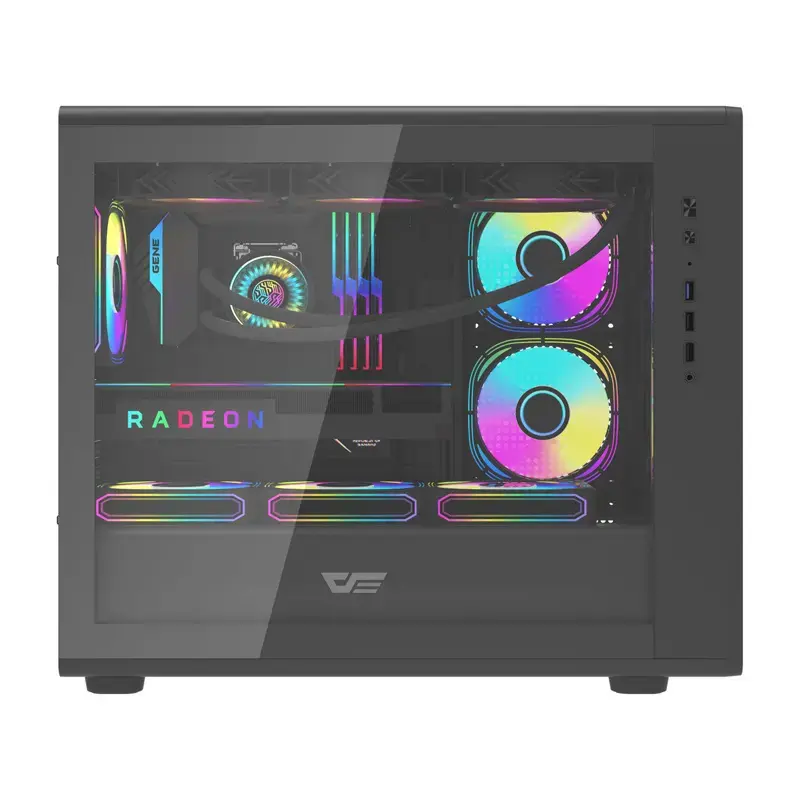 Tietokonekotelo Darkflash DB460M Micro ATX musta
