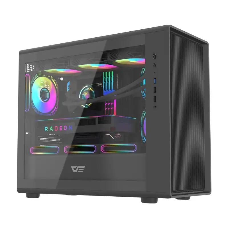 Tietokonekotelo Darkflash DB460M Micro ATX musta