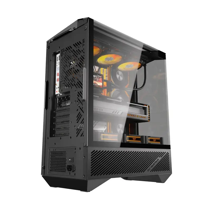 Tietokonekotelo Darkflash DY460 ATX musta