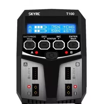 SkyRC T100 akkulaturi AC, 5A latausvirta