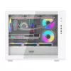 Tietokonekotelo Darkflash DB460M Micro ATX valkoinen