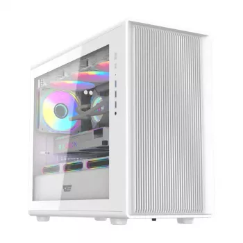 Tietokonekotelo Darkflash DB460M Micro ATX valkoinen