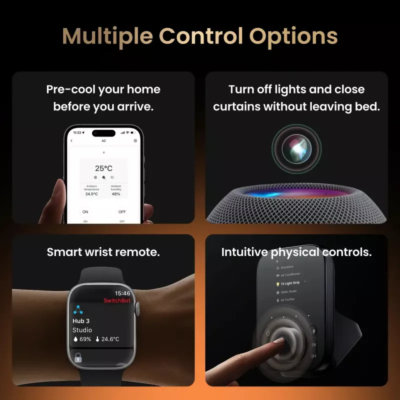SwitchBot Hub 3 älykodin lähetin langaton seinäasennettava IR Wireless W7202100