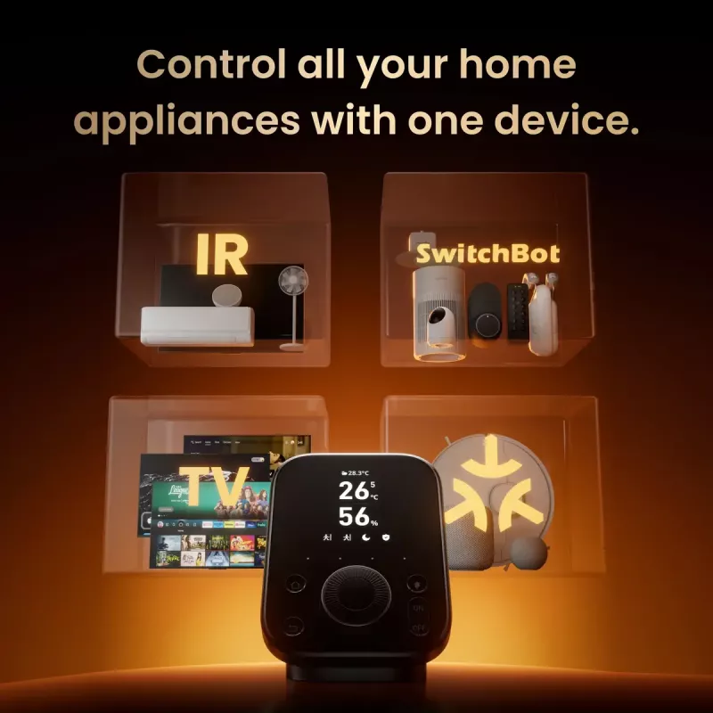 SwitchBot Hub 3 älykodin lähetin langaton seinäasennettava IR Wireless W7202100