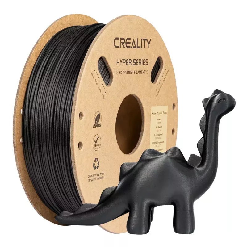 Creality 3D Hyper PLA-CF hiilikuitu musta 1 kg