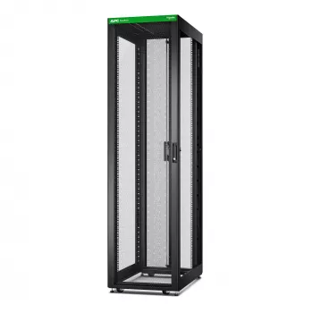 APC Easy Rack, 48U, musta, katto, rullat, jalat, 4 kannatinta ja pohja, ilman sivuseiniä, 2258H x 600B x 1000T mm