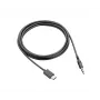 Kaapeli Poly HP Poly Voyager Surround 80/85 UC 3,5 mm:n äänisovitinkaapeli, musta