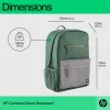 Rento reppu HP Campus vihreä Backpack vihreä harmaa polyesteri