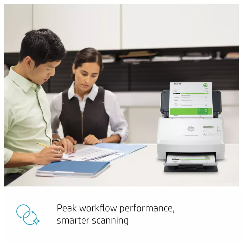 HP Scanjet Enterprise Flow 5000 s5 arkinsyöttöskanneri 600 x 600 DPI A4 valkoinen