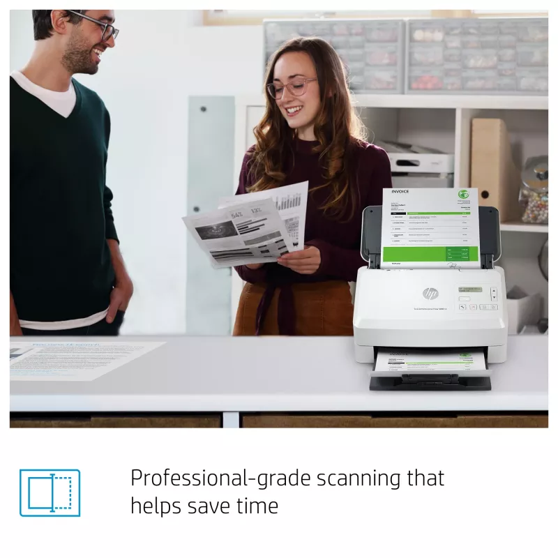 HP Scanjet Enterprise Flow 5000 s5 arkinsyöttöskanneri 600 x 600 DPI A4 valkoinen