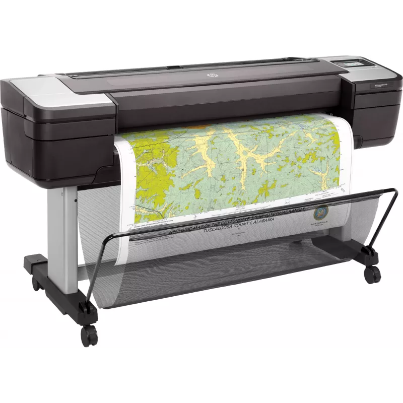HP Designjet T1700 44 tuuman tulostin, lämpömustesuihkutulostus, 2400 x 1200 DPI, HP-GL/2, TIFF, JPEG, CALS G4, URF, syaani, fotomusta, mattamusta, magenta, keltainen, 2400 x 1200 DPI, 116 sivua tunnissa