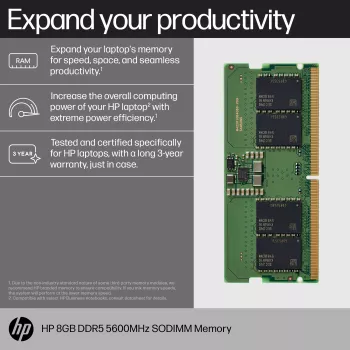 Muistimoduuli HP 83P90AA DDR5 8 GB 5600 MHz