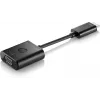HP HDMI-VGA-adapteri, 0,045 m, HDMI, VGA (D-Sub), uros, naaras, musta