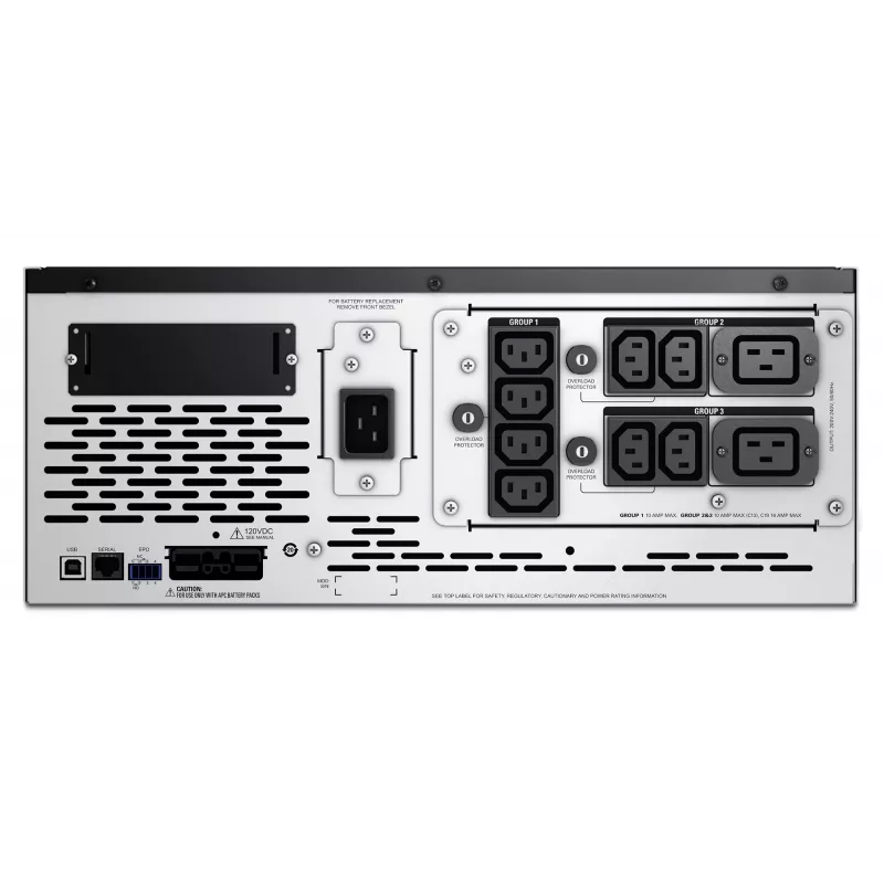 APC Smart-UPS X SMX3000HV - 3000VA, 8x C13 + 2x C19 -lähtö, USB, laajennettava varakäyntiaika, matala asennussyvyys