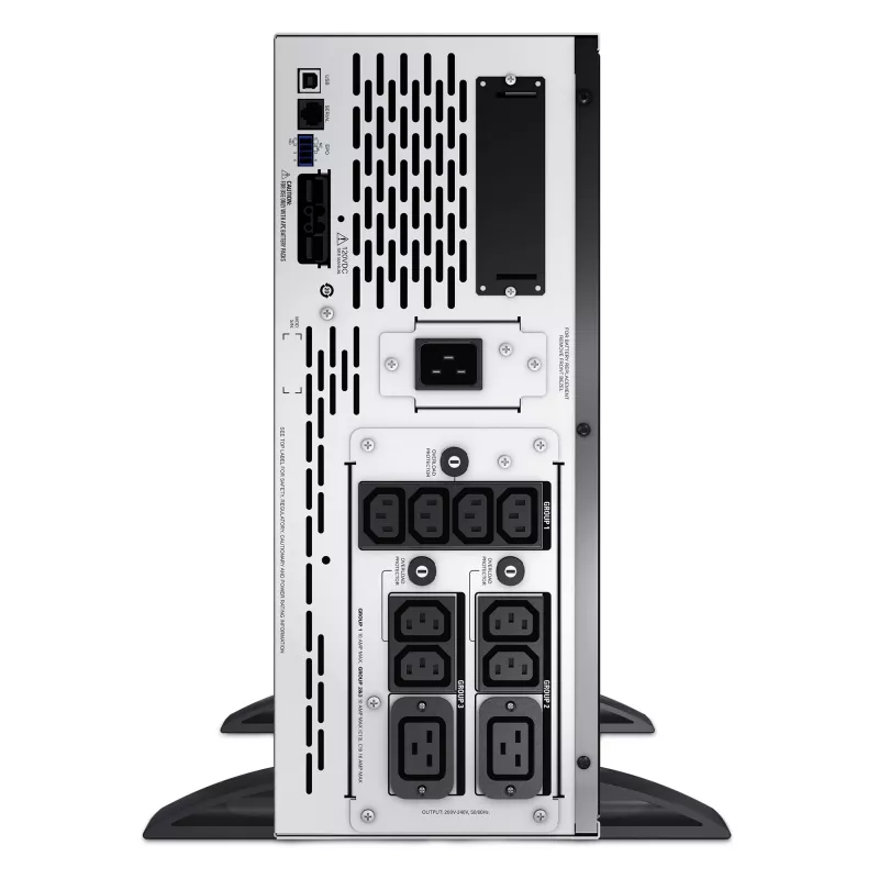 APC Smart-UPS X SMX3000HV - 3000VA, 8x C13 + 2x C19 -lähtö, USB, laajennettava varakäyntiaika, matala asennussyvyys