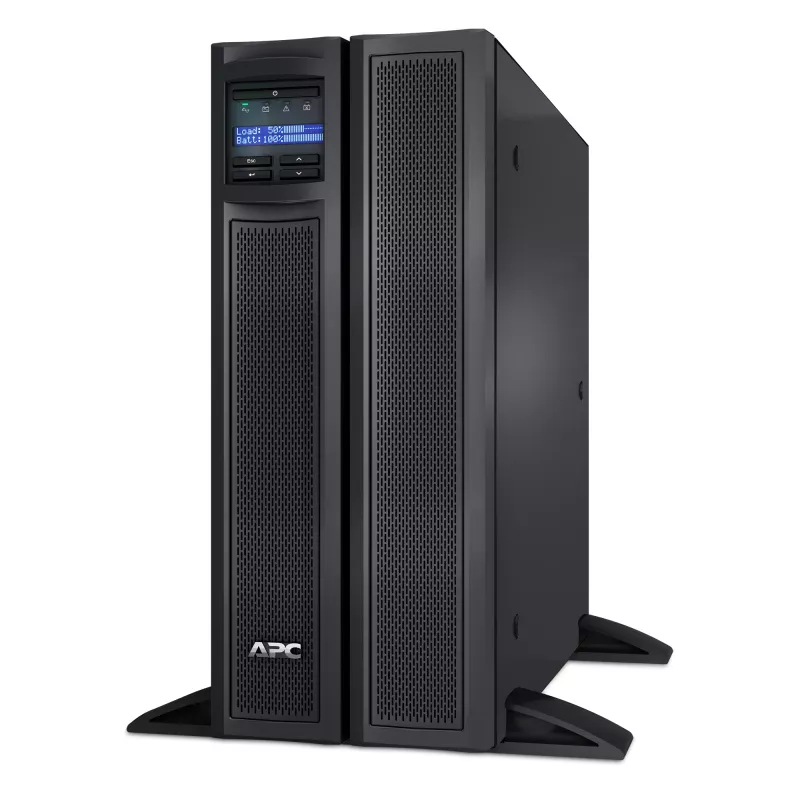 APC Smart-UPS X SMX3000HV - 3000VA, 8x C13 + 2x C19 -lähtö, USB, laajennettava varakäyntiaika, matala asennussyvyys