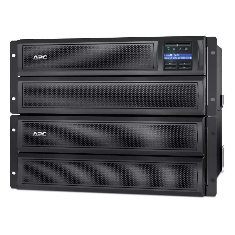 APC Smart-UPS X SMX3000HV - 3000VA, 8x C13 + 2x C19 -lähtö, USB, laajennettava varakäyntiaika, matala asennussyvyys