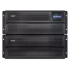 APC Smart-UPS X SMX3000HV - 3000VA, 8x C13 + 2x C19 -lähtö, USB, laajennettava varakäyntiaika, matala asennussyvyys
