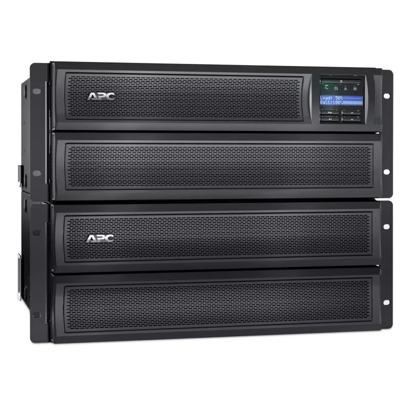 APC Smart-UPS X SMX3000HV - 3000VA, 8x C13 + 2x C19 -lähtö, USB, laajennettava varakäyntiaika, matala asennussyvyys