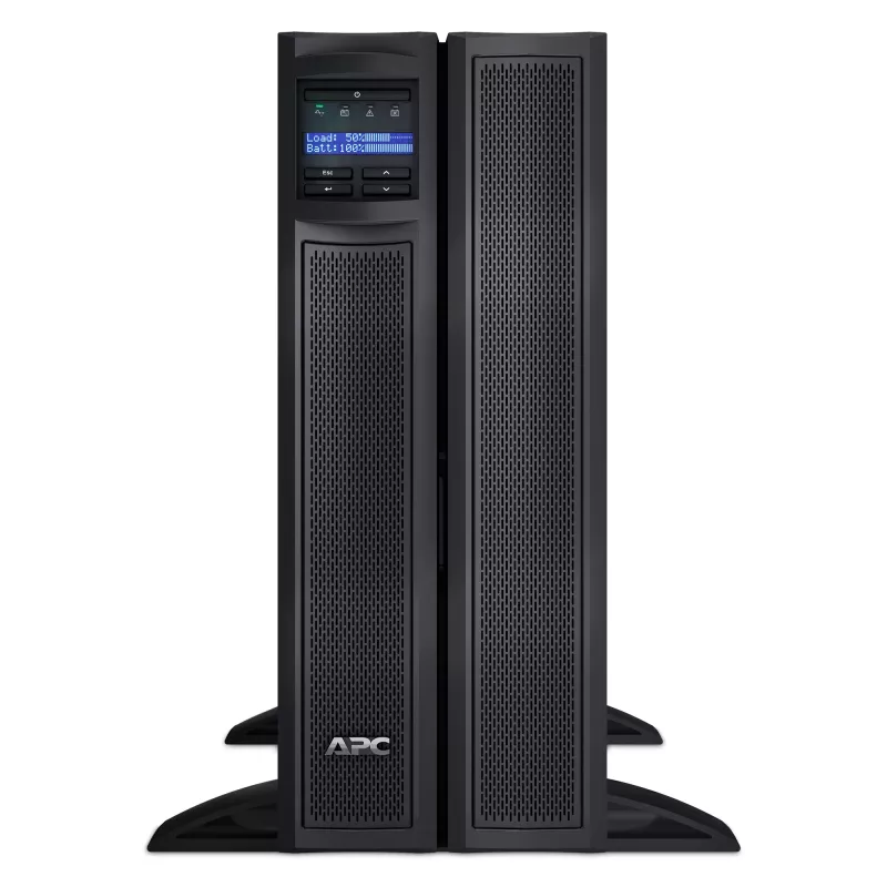 APC Smart-UPS X SMX3000HVNC - 3000VA, 8x C13 + 2x C19 -pistorasia, USB, laajennettava käyntiaika, matala asennussyvyys, NMC