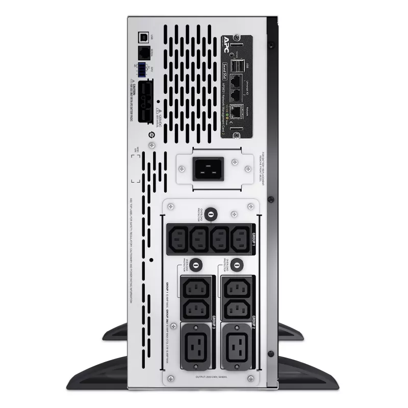 APC Smart-UPS X SMX3000HVNC - 3000VA, 8x C13 + 2x C19 -pistorasia, USB, laajennettava käyntiaika, matala asennussyvyys, NMC