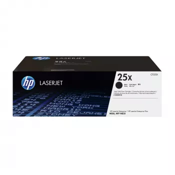 HP 25X pitkä kantama musta alkuperäinen LaserJet-värikasetti