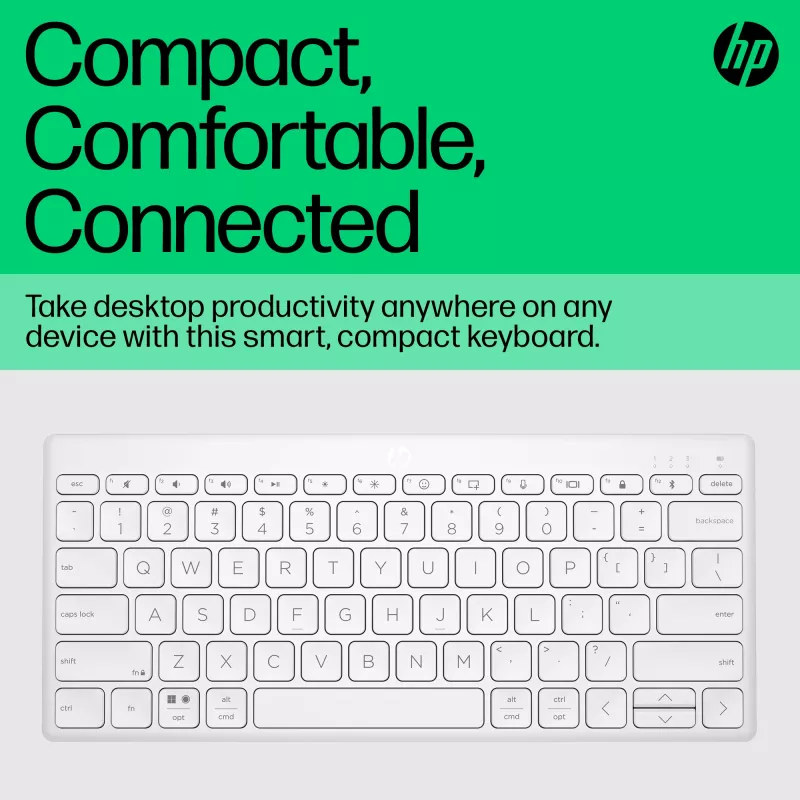 HP 350 kompakti monilaitteinen Bluetooth-näppäimistö