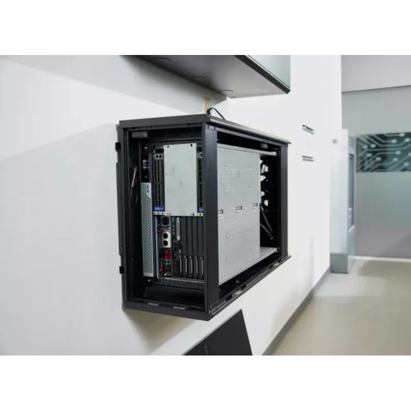 APC NetShelter 6U matala seinäasennettava rack-kotelokaappi 230V palvelinsyvyys