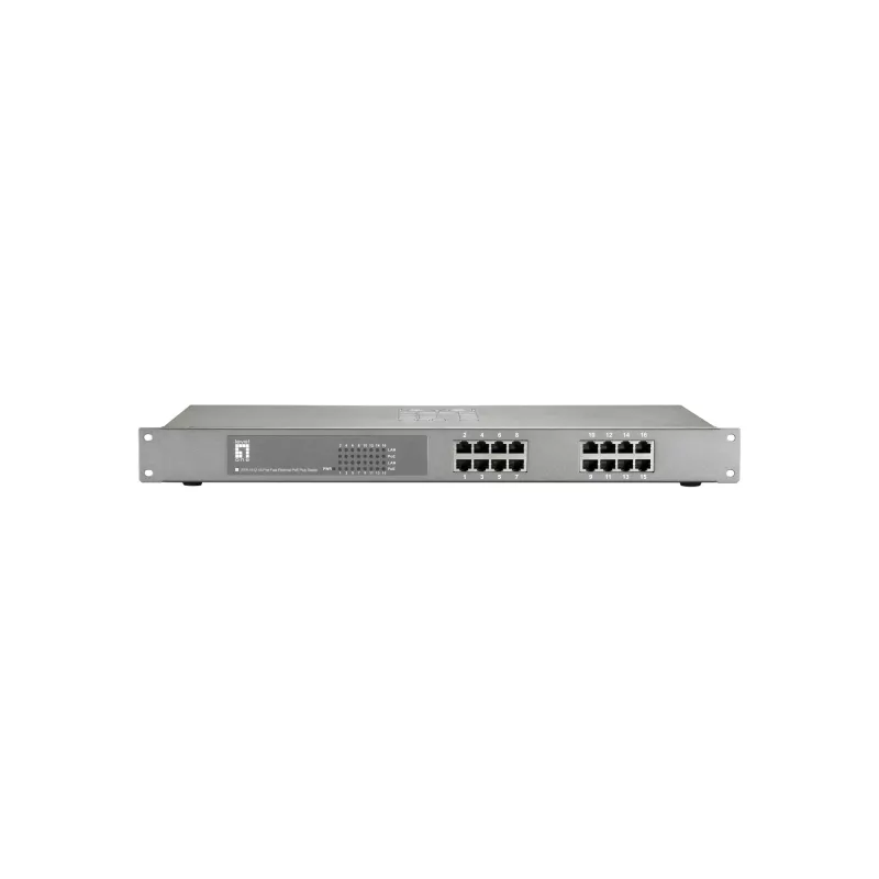 Hallitsematon kytkin LevelOne FEP-1612 16-porttinen Fast Ethernet PoE