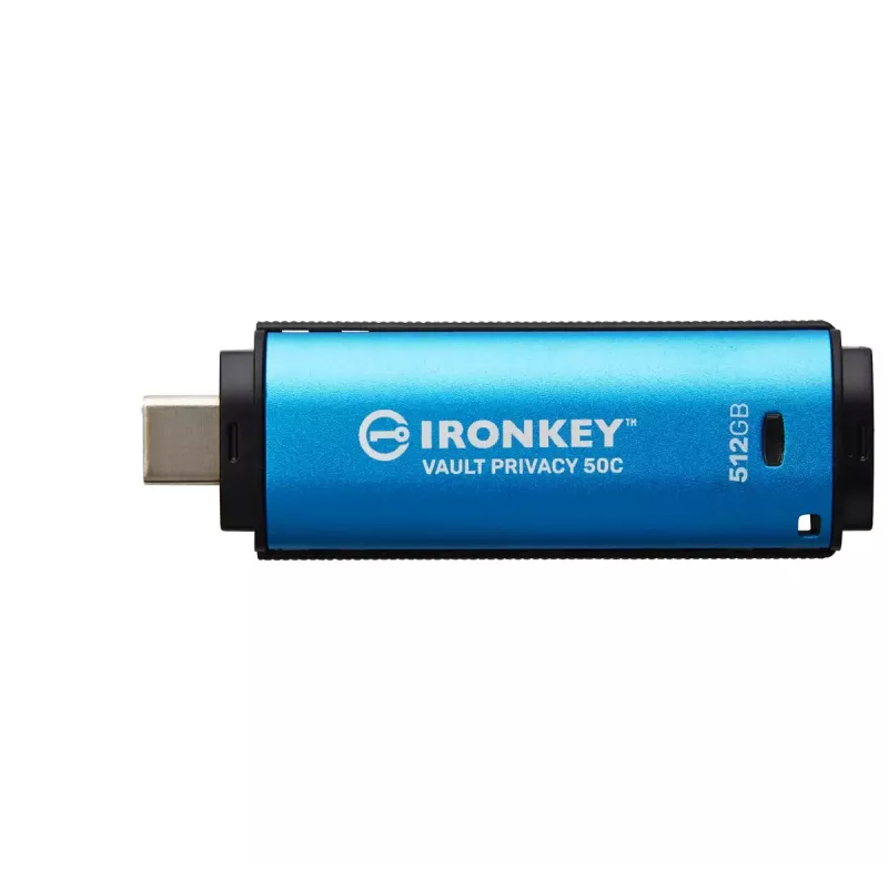 Kingston Technology IronKey 512 GB USB-C Vault Privacy 50C AES-256 salattu, FIPS 197