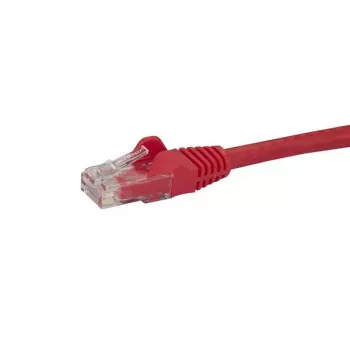 StarTech.com N6PATC10MRD Cat6 UTP -verkkokaapeli, 10 m, hakeutumaton RJ45 taittosuojalla, PoE, 24 AWG kupari, ETL Verified, punainen