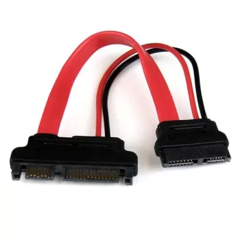 StarTech.com 15 cm Slimline SATA – SATA -sovitin virtaliitännällä - F/M