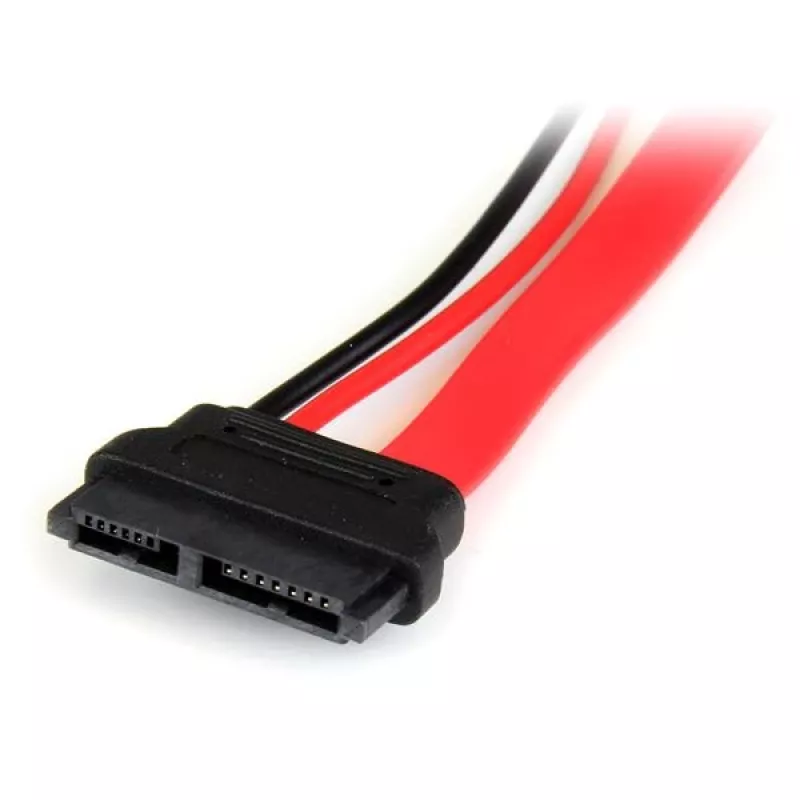 StarTech.com 15 cm Slimline SATA – SATA -sovitin virtaliitännällä - F/M